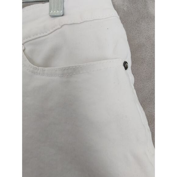 Lee, Womens, Modern Series Curvy Fit, Shorts, Size 16 Medium, White, 5 Pockets - Picture 11 of 13